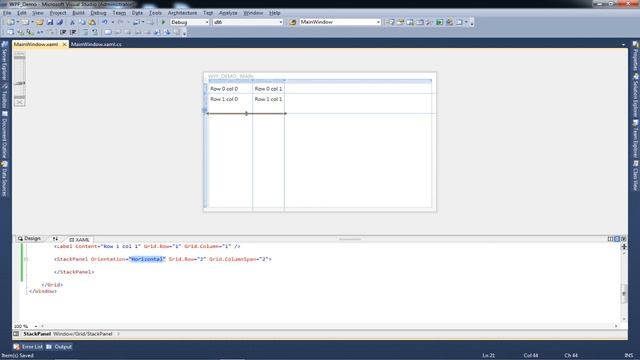 Tutorial WPF Application (C#) | Using the Stack Layout | Design Basics | Layouts смотреть онлайн