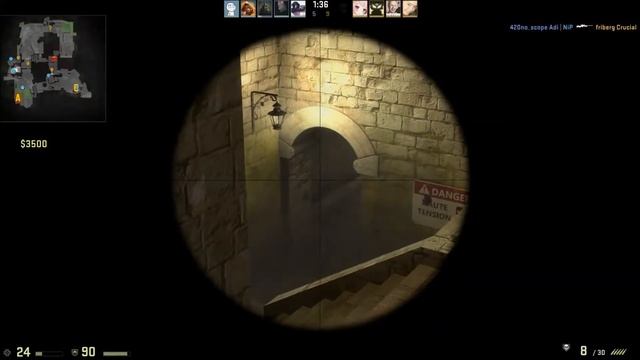 CS:GO Matchmaking: atomik | 24HP AWP ace | Cobblestone смотреть онлайн