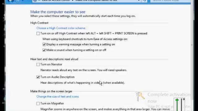 How to turn on audio description in MIcrosoft Windows Server 2012 смотреть онлайн