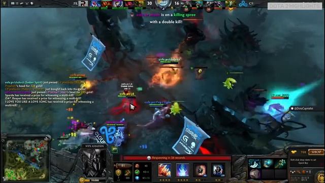 Dota 2 Highlights - Power Rangers vs Cloud 9 Highlights D2CL Season 2 смотреть онлайн