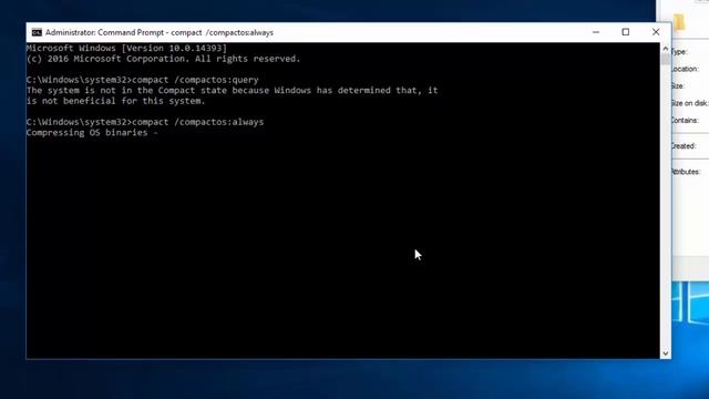 How To Compress Or Uncompress Windows 10 Using Compact OS смотреть онлайн