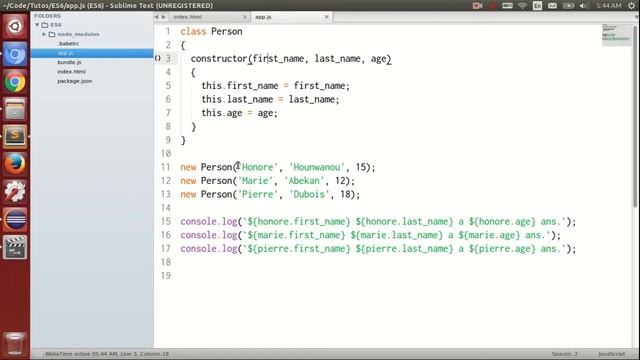 ECMAScript 6 - 17 - Les classes смотреть онлайн