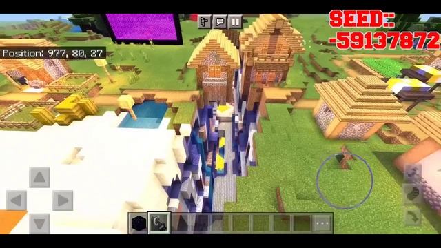 Best Seeds in Minecraft PE {bedrock/pocket edition} HINDI смотреть онлайн