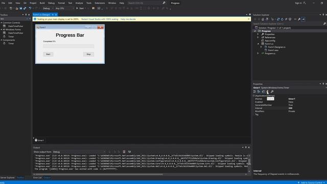C# Tutorial - How to make a Progress Bar in Windows Form Application смотреть онлайн