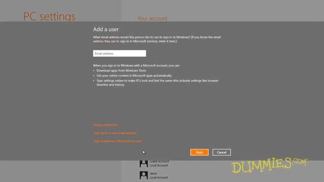 How to Create User Accounts in Windows 8 For Dummies смотреть онлайн