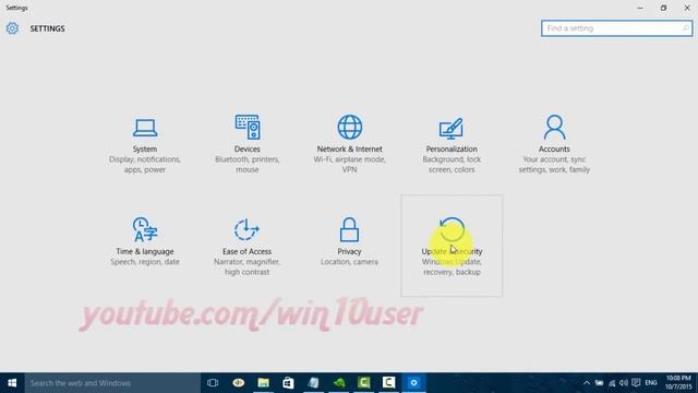 Windows 10 : How to open settings смотреть онлайн