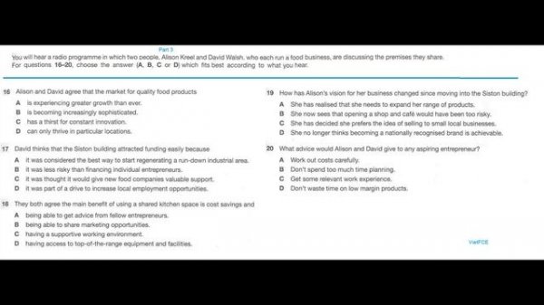 C2 Proficiency (CPE) Listening Test 7 with answers