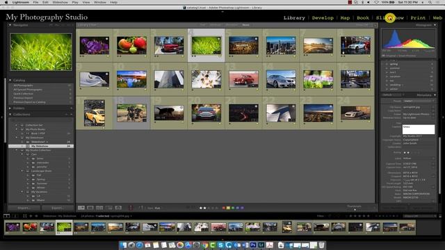 Lightroom Classic CC - Slideshow Templates | Tutorial смотреть онлайн