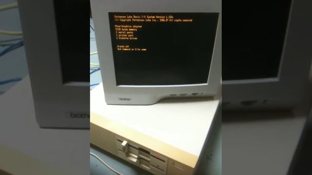 Hyundai Blue Chip IBM PC XT clone booting up webserver. смотреть онлайн