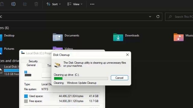 How to Clean C: Drive | Windows 10 | Windows 11 | Make Your PC Faster | Disk Clean | Free Up Space смотреть онлайн