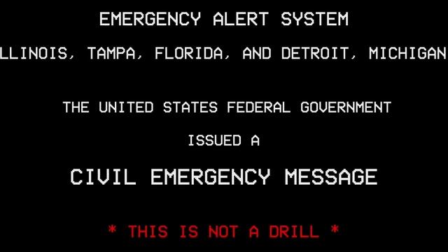 Emergency Alert System Civel Emergency Message This Is Not A Drill