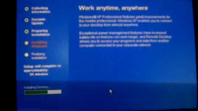 Upgrading to Windows XP Build 2485 смотреть онлайн