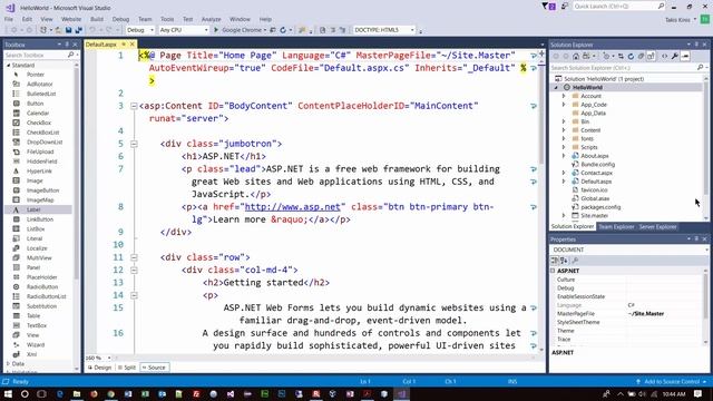 ASP.NET - Course Intro, Software Tools, & Chapter 1 - Spring 2018 смотреть онлайн