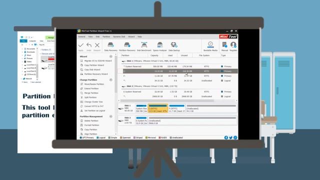 MiniTool Partition Wizard 11- The Best Partition Manager смотреть онлайн