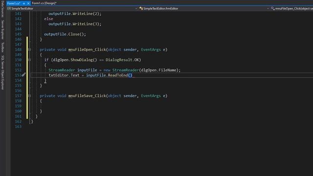 C# Projects for Beginners: Creating Text Editor 13/16 смотреть онлайн