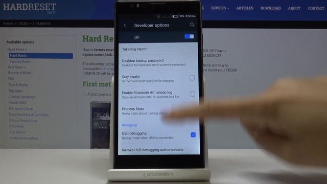 How to Enable Developer Settings in Tecno Camon C8 - Developer Mode смотреть онлайн