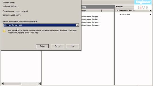 Raise Domain Functional Level in Windows Server 2008 смотреть онлайн