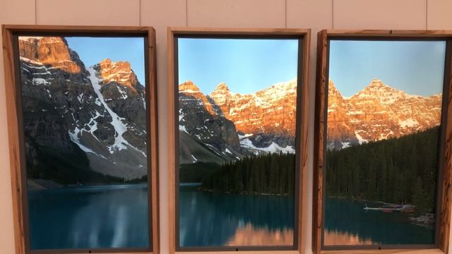 atmoph window 2 紹介動画③　モレーン湖 1(Moraine Lake) 、バンフ(Banff)、 カナダ(Canada) смотреть онлайн