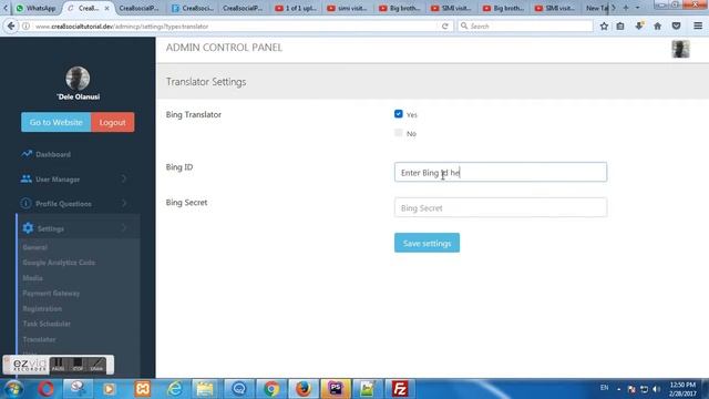 How To Setup Bing Translator on crea8social sites смотреть онлайн