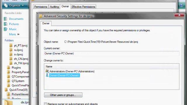 Get Permission to Access/Delete Files and Folders on Windows Vista смотреть онлайн