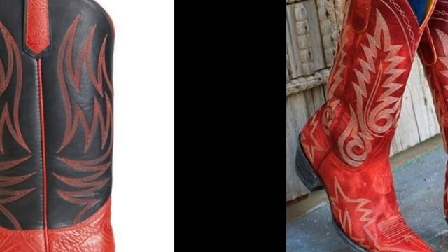 Red Leather Cowgirl Boots смотреть онлайн