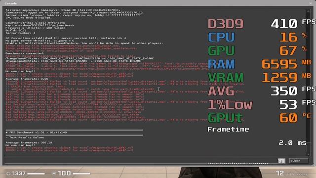 AMD Radeon RX 560 -- Intel Core i3-10100F -- CSGO Benchmark 1024X768 смотреть онлайн