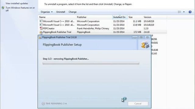 Uninstall FlippingBook Publisher Trial 2.6.18 смотреть онлайн