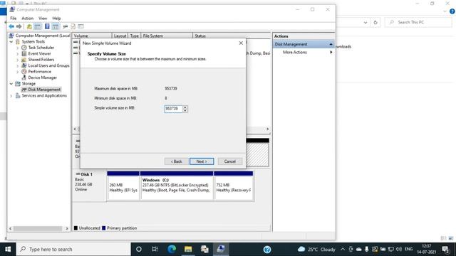 Windows 10 | How To Partition a Hard Drive Without Formatting | Split Hard Disk Drive 🔥🔥 смотреть онлайн