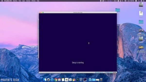 Windows 10 VirtualBox on Mac OS Catalina