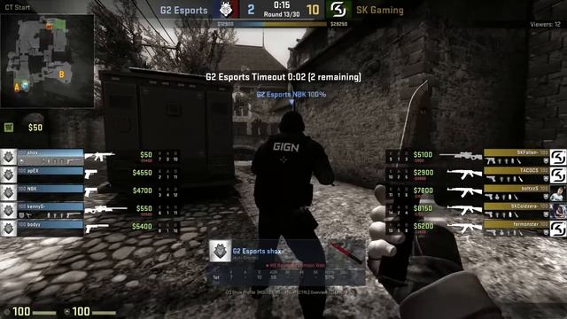 CS:GO - SK Gaming vs G2 Esports - BLAST Pro Series Copenhagen 2017 смотреть онлайн