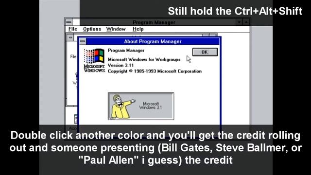 Easter Egg Hunting #1 : Windows 3.11 Development Team смотреть онлайн