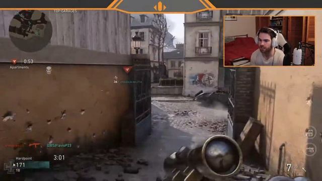 Resistance DLC Pack 1 Gameplay and Review! Call of Duty WW2 Sniping Gameplay смотреть онлайн