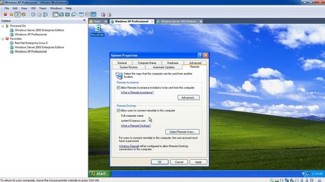 remote desktop configuration -- xp and windows server 2003 смотреть онлайн