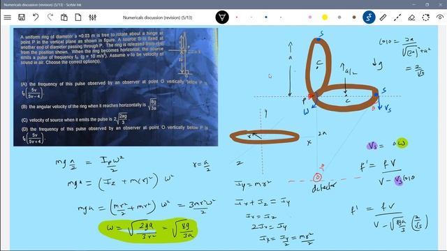 #jeeadv 13/11] Problems| standing waves- nodes-antinodes |emf in vibrating loop #wavemotion | смотреть онлайн