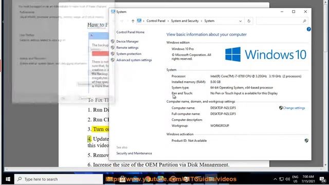 Fix System image backup failed 0x80780119 error on Windows 10/8/7 смотреть онлайн