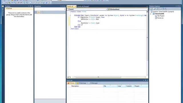 Visual Studio - VB.net - Timers смотреть онлайн