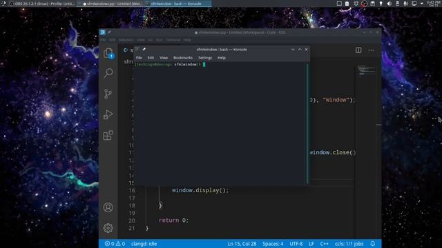 How to Create a Simple SFML Window in C++ смотреть онлайн