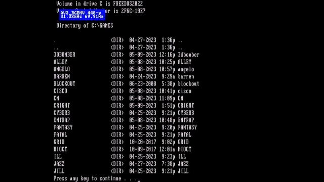 Playing DOS games on modern PC (with SBEMU and HX DOS) смотреть онлайн