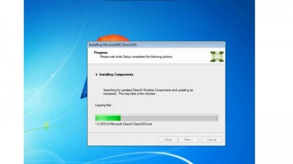 Installing Microsoft(R) DirectX(R)