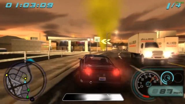 Midnight Club LA Remix on PC Gameplay (PSP Emulator) смотреть онлайн