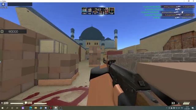 Копия CS:GO ROBLOX #1 смотреть онлайн