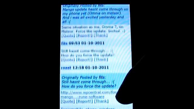 Problems with Windows Phone 7 - After mango update(LG optimus 7) смотреть онлайн