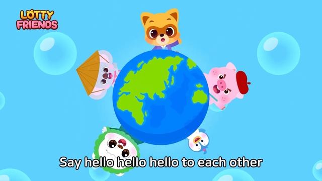 Say Hello Around the World👋🌎 | Kids Songs & Nursery Rhymes | 16 Different Languages To Say Hello смотреть онлайн