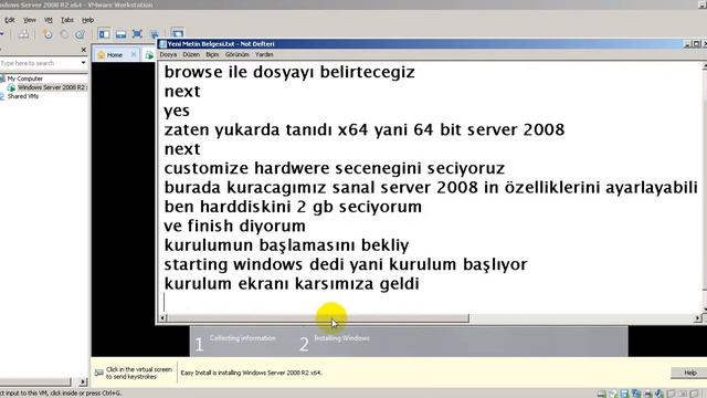 VMware de Server 2008 Kurulumu смотреть онлайн