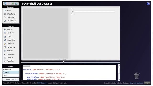 PowerShell GUI Builder смотреть онлайн