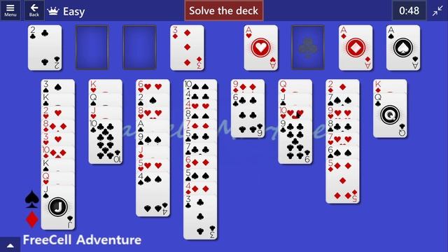 FreeCell Adventure Game #8 | December 9, 2023 Event | Easy смотреть онлайн