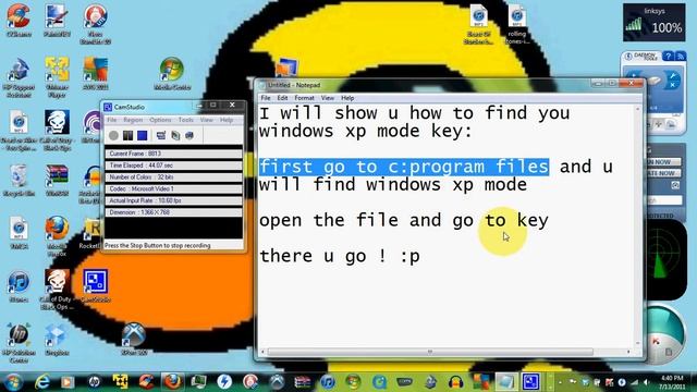 how to find the windows xp mode key смотреть онлайн