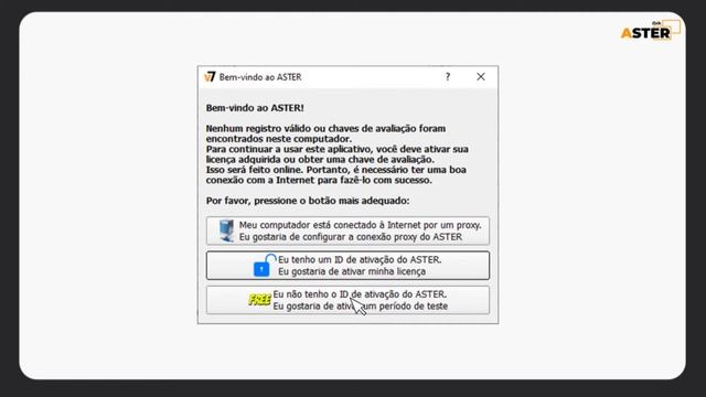 Como instalar o software ASTER PRO смотреть онлайн