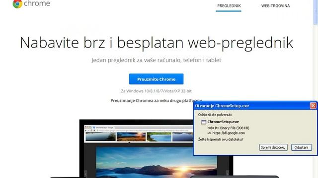 Kako Instalirati Google Chrome смотреть онлайн