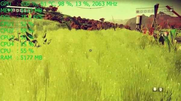 No Man's Sky on GeForce GTX 1060 6Gb - 1080p Ultra Settings
